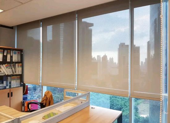 Roller Blind Bahan Solar Screen